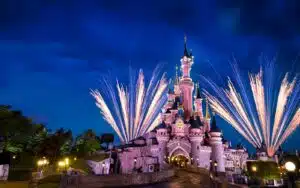 Firework at Disneyland Paris