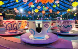 Teacup ride at Disneyland Paris